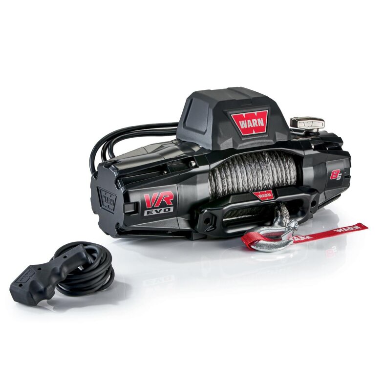 WARN Seilwinde VR EVO 8  8000LB 3,6 t 3629 kg Zugkraft Synthetic Seil 12 V