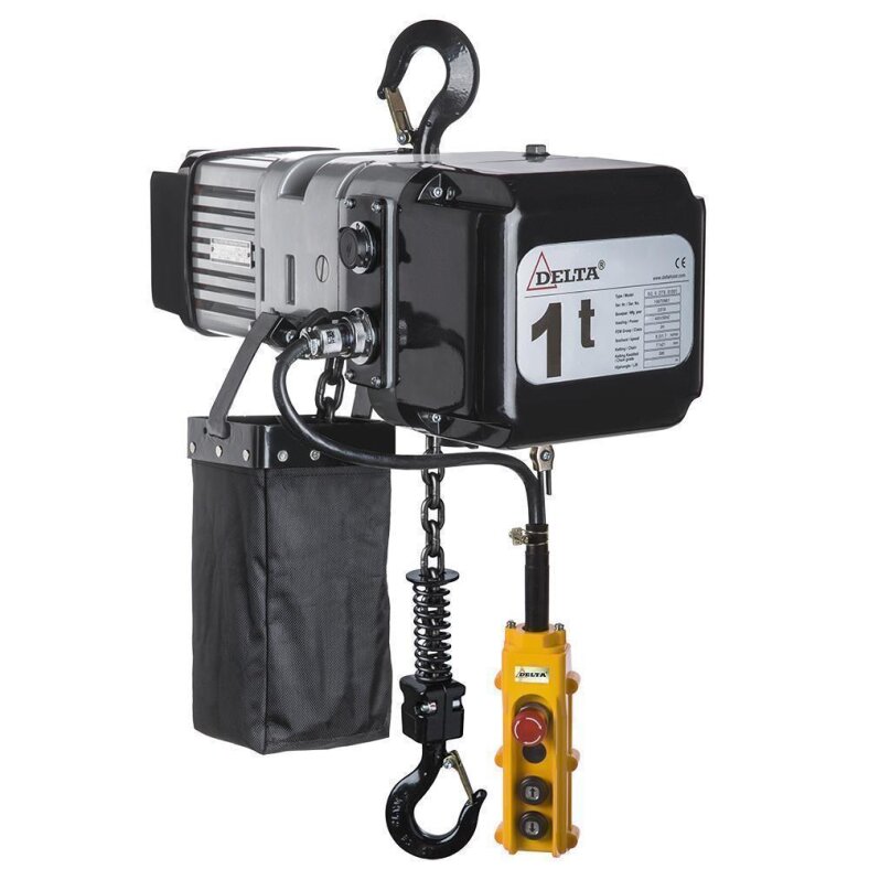 DELTA® Elektrischer Kettenzug Typ DTS 400V - 7,6/2,5m/min 1-Strang - 0,5t mit 3m Hubhöhe