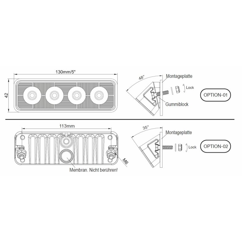 24W Reversing Light 70 Model RL006-F