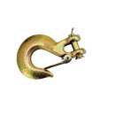 Removable steel hook with release bolt and safety latch...