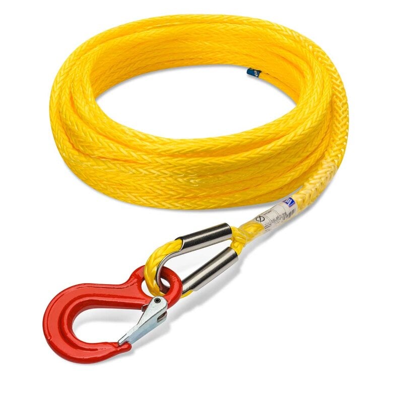 Novoleen plastic winch rope 9 t ø 9mm L:30m