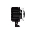 LED Warnlicht Blau Spot 6W 9-80V m. DT-Stecker