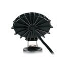 LED Warnlicht Blau Spot 6W 9-80V m. DT-Stecker