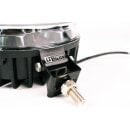 LED Warnlicht Blau Spot 6W 9-80V m. DT-Stecker
