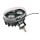 led warning light blue spot 6w 9-80v w. DT plug