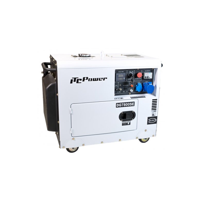 itc power diesel generator 6500 watt 230v