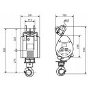 KIOWINCH SRW-100 Bauseilzug mit Funkfernbedienung 100kg 50m/min 230V