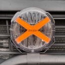 Cover Logo Clear X-Type 7 Inch