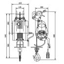 ComeUp CWS-160 Bauseilzug 160kg 22m/min 230V