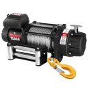 Warrior Severe Duty Electric Winch t1000 22000 9.9 t 24 v steel cable waterproof to ip68