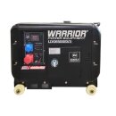 WARRIOR 6,25 kVa Silent Diesel Generator Notstromaggregat Stromerzeuger 400V 230V EU5