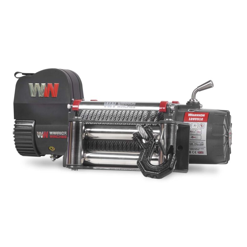 Elektrische Seilwinde Warrior Samurai Gen2 5,4 t 12V wire rope IP68