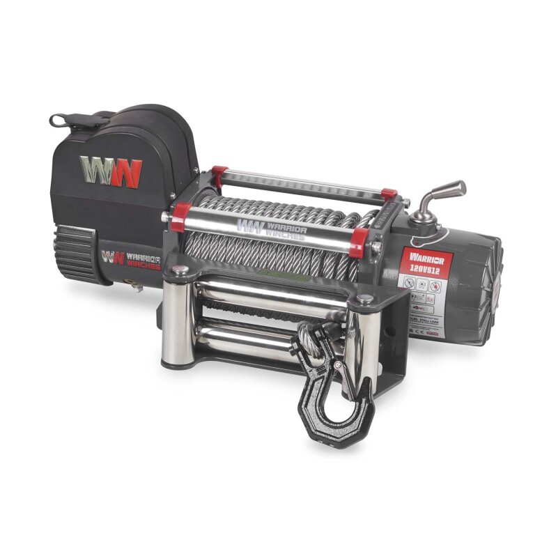 Elektrische Seilwinde Warrior Samurai Gen2 5,4 t 12V wire rope IP68