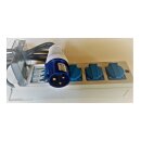 Adapter distributor socket cee 230v 32a to 3x 230v 16A with cable