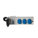 Adapter Verteiler CEE 230V 32A auf 3x 230V 16A mit Kabel