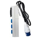 Adapter Verteiler CEE 230V 32A auf 3x 230V 16A mit Kabel