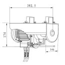 Elektrische Seilwinde Hebezug Seilzug mit Funkfernbedienung 230V 300/600kg