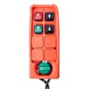 Electric winch hoist wire rope hoist with radio remote control 230v 100/200kg