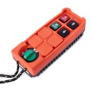 Electric winch hoist wire rope hoist with radio remote control 230v 100/200kg