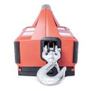 Mobile battery cable winch with radio remote control 250kg 8m