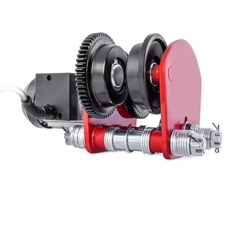 Professional hoist winch with trolley 500/999 kg 230 V wire rope hoist winch hoist crane with wireless remote