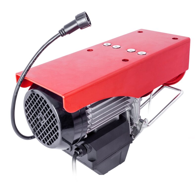 Professional hoist winch with trolley 500/999 kg 230 V wire rope hoist winch hoist crane with wireless remote