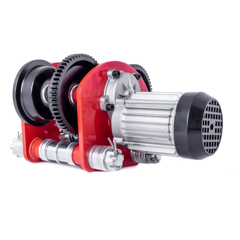 Professional hoist winch with trolley 500/999 kg 230 V wire rope hoist winch hoist crane with wireless remote