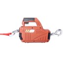 Mobile winch with IR remote control 450kg 4.6m 230v