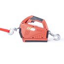 Mobile battery cable winch with radio remote control 450kg 4.6m