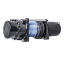 Electric hoisting winch plastic rope with radio remote control 300kg 12v