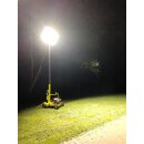Mobile LED Light Mast Perimeter Lighting 600 Watt 2.500m² Illumination
