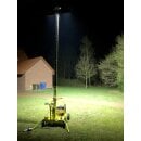 Mobiler LED-Lichtmast Umfeldbeleuchtung 600 Watt 2.500m² Ausleuchtung
