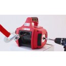 Mobile winch drill winch for cordless screwdriver drill drive 225kg 12m
