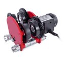 Electric winch hoist cable hoist with trolley radio remote control 230v 300/600kg