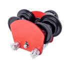 Electric winch hoist cable hoist with trolley radio remote control 230v 300/600kg
