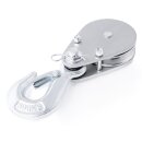 Electric winch hoist cable hoist with trolley radio remote control 230v 200/400kg