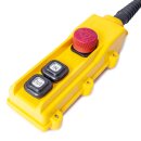Electric hoisting winch steel cable with radio remote control 300kg 24v