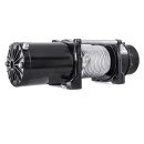 Electric hoisting winch steel cable with radio remote control 300kg 12v