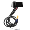 Electric hoisting winch plastic rope with radio remote control 600kg 24v