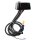 Electric hoisting winch plastic rope with radio remote control 600kg 12v