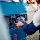 2 St. HL7-1 Prime 7 Zoll LED Hauptscheinwerfer G-Klasse Puch für LWR