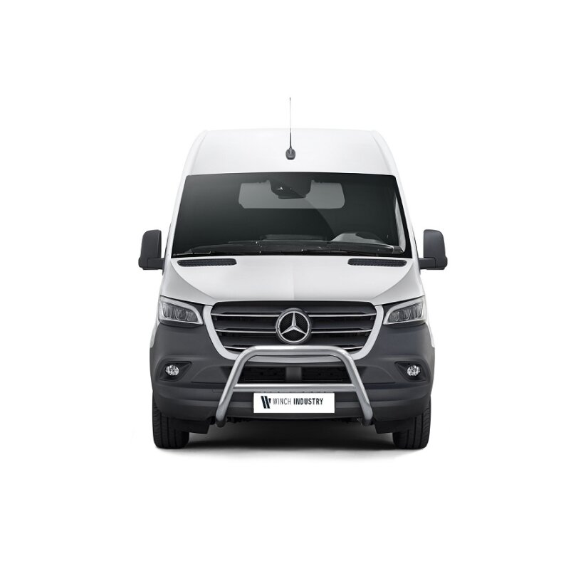Frontschutzbgel mit Querstrebe - Mercedes Sprinter (2018-) poliert