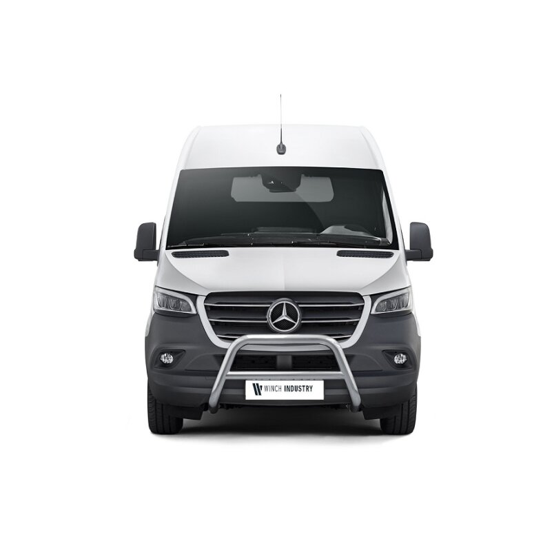 Front guard with crossbar - Mercedes Sprinter (2018-) polished