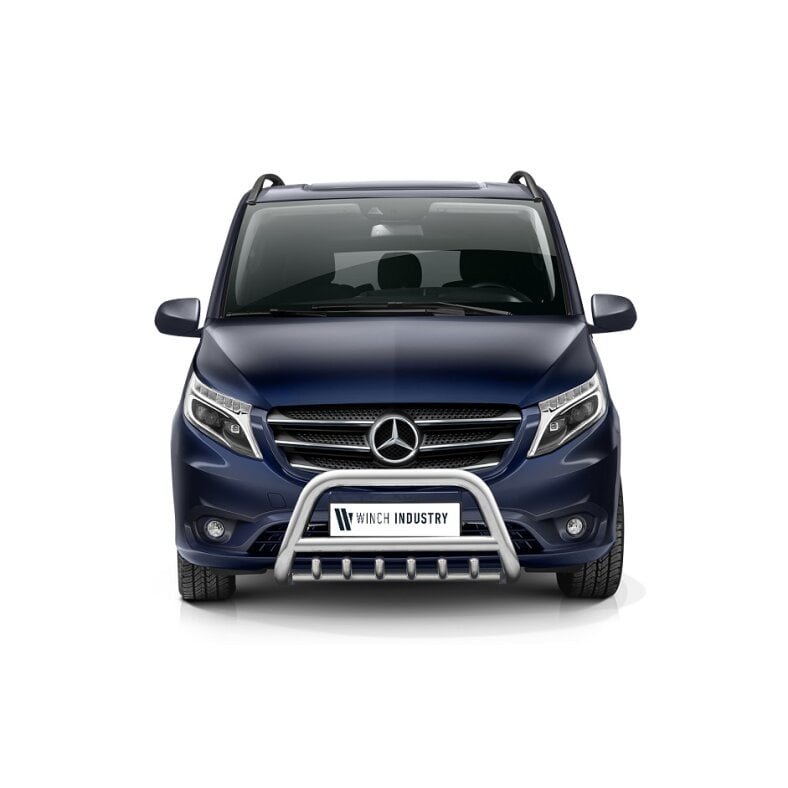 Front guard with grill - Mercedes Vito (2020-) polished