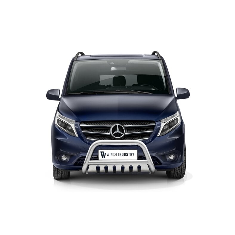 Front guard with sheet metal - Mercedes Vito (2020-) polished