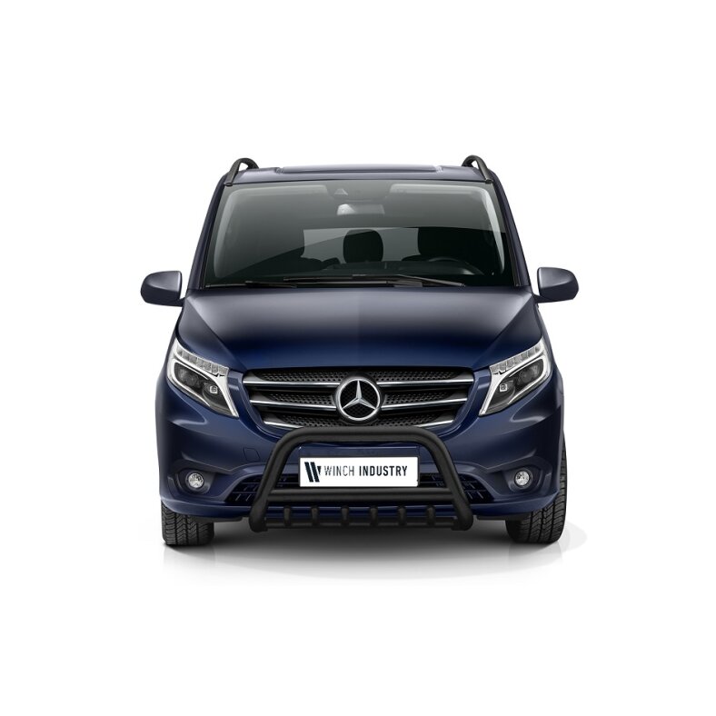 Frontschutzbügel mit Grill - Mercedes Vito (2020-) schwarz