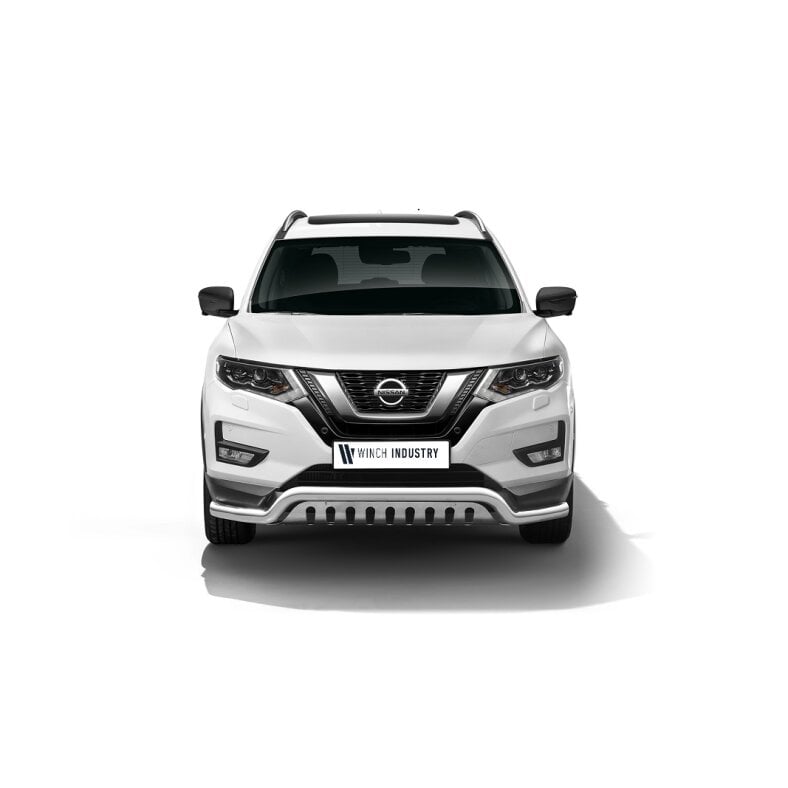 Spoiler guard,Front guard with sheet metal - Nissan X-Trail (2018-) polished