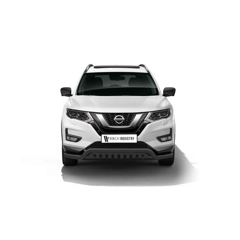 Spoilerschutz,Frontschutzbügel mit Blech - Nissan X-Trail (2018-) schwarz