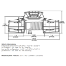 WARN Seilwinde ZEON 12 PLATINUM 12000LB 5.4t 5443 kg Zugkraft Stahlseil 12V