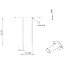 Adapter Edelstahl für Abgasschlauch CHAMPION 73001i-DF-EU, KOMPAK KGG34EI-DF, KGG39Ei-DF, ITC POWER GG34EI-DF